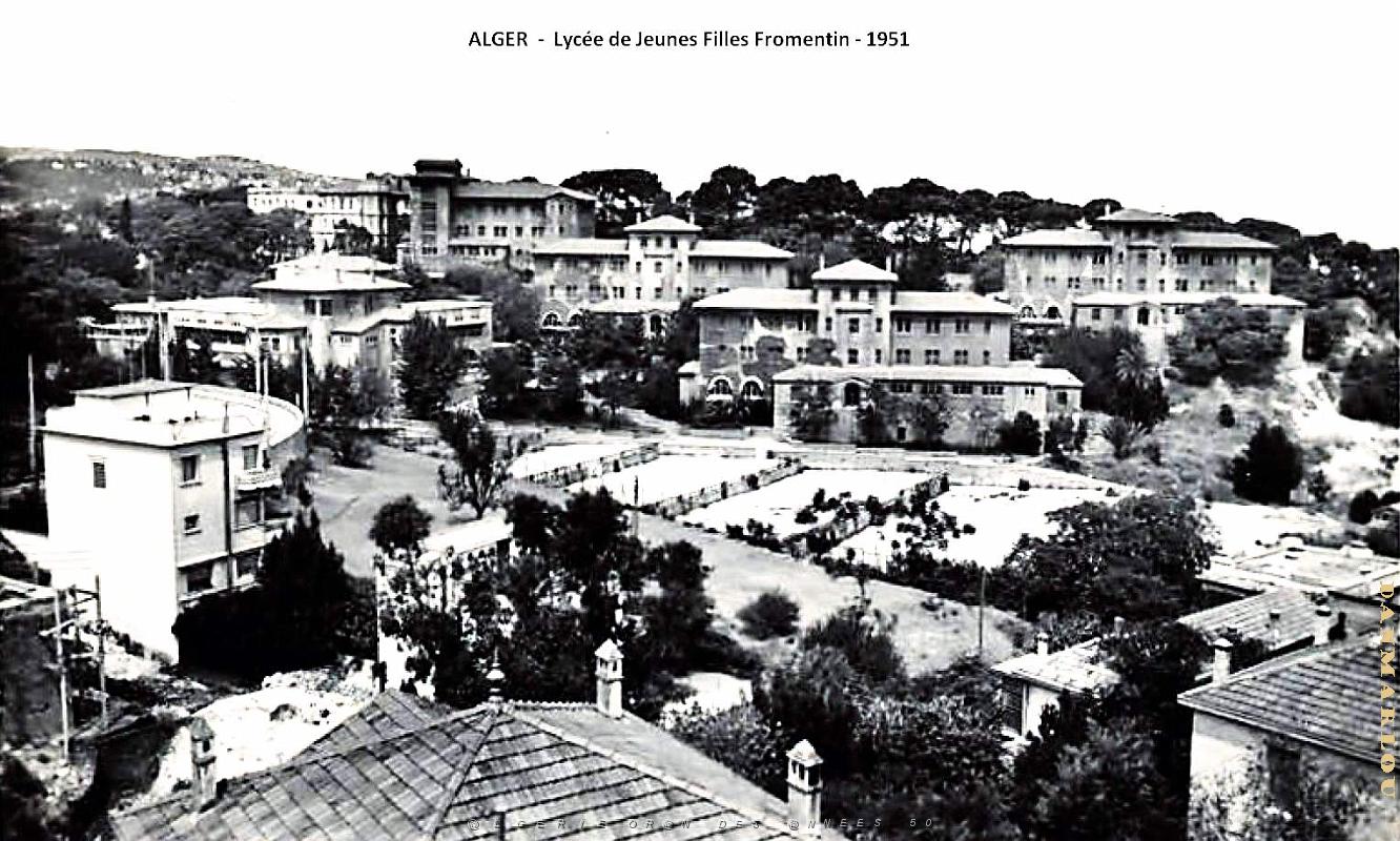 Alger - Lycee de Jeunes Filles Fromentin - 1951.jpg